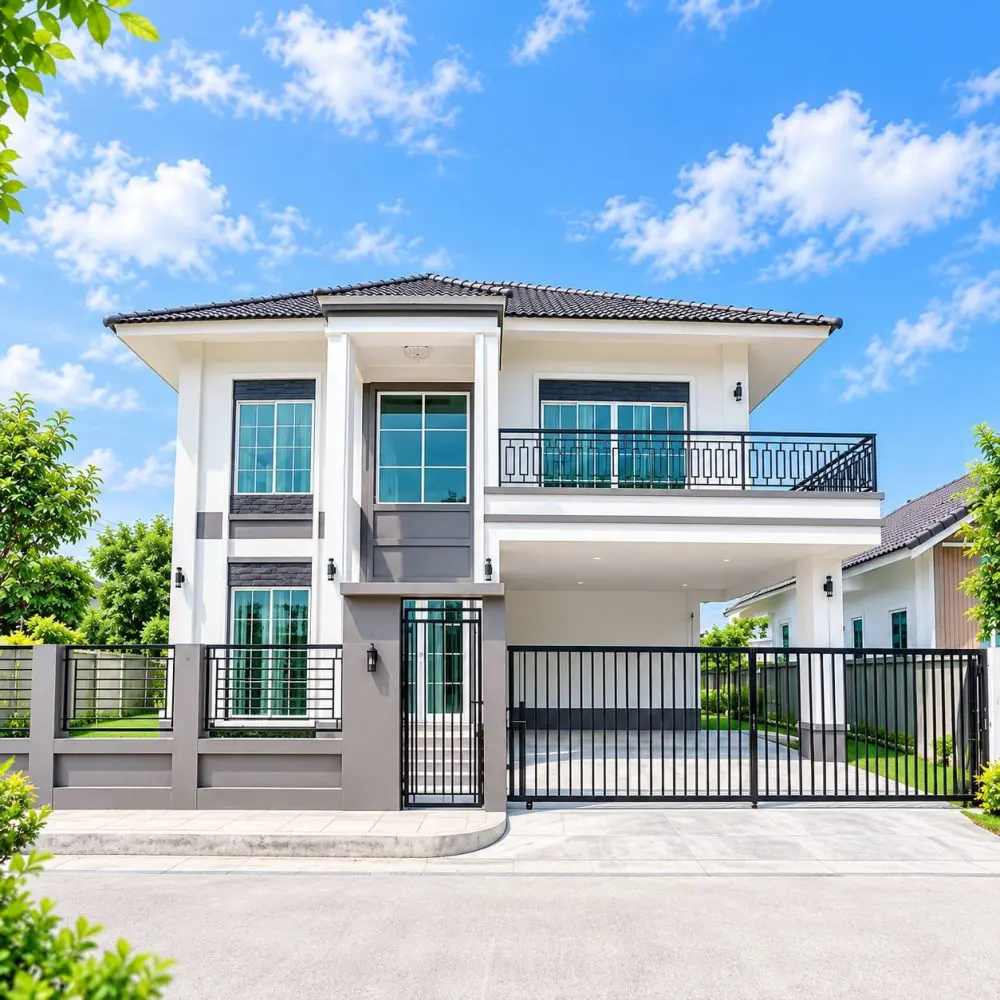 ขายเพียง 3.89 ล้าน บ้านเดี่ยว 2 ชั้น สไตล์หรู สันผักหวาน หางดง