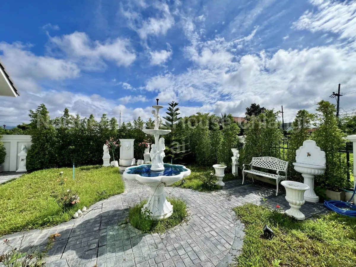 ขาย 5.99 ล้าน บ้านใหม่สไตล์อังกฤษ สวนสวย พร้อมอยู่