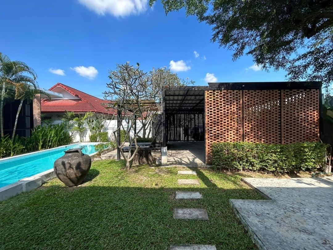 ขายพูลวิลล่า ชั้นเดียว 111 ตรว. บ้านธารอิงดอย หางดง บรรยากาศ ร่มรื่น ชมวิวธรรมชาติได้รอบตัวบ้าน​ ใกล้กาดฝรั่ง